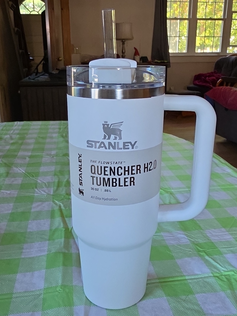 Stanley 30 Oz Quencher H2.0 Tumbler - White